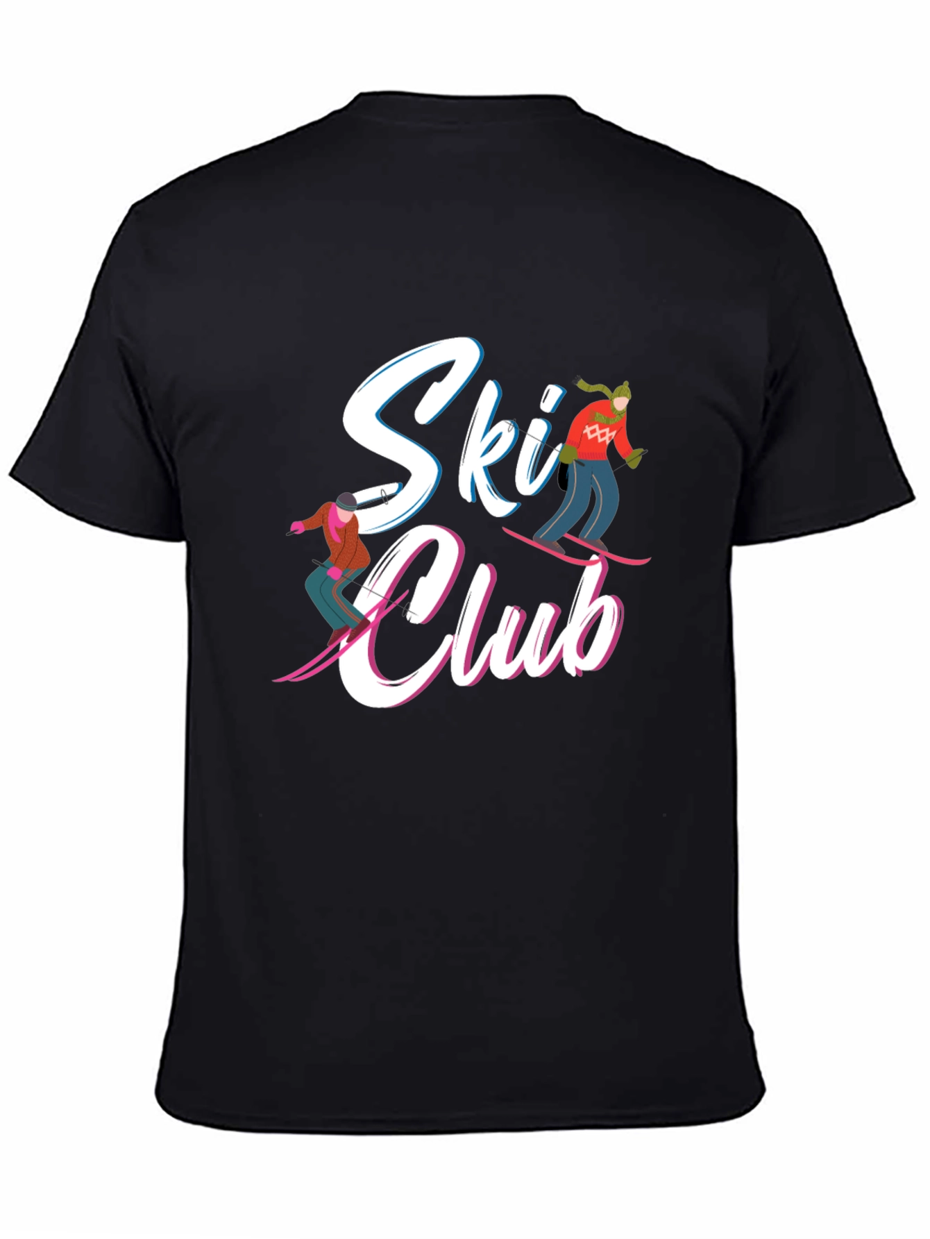 Ski Club Graphic T-Shirt - Winter Sports Apparel