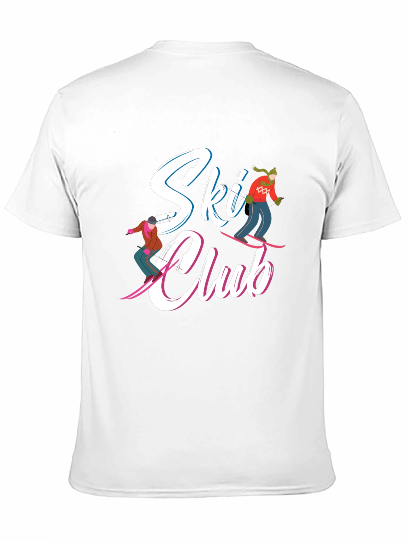 Ski Club Graphic T-Shirt - Winter Sports Apparel