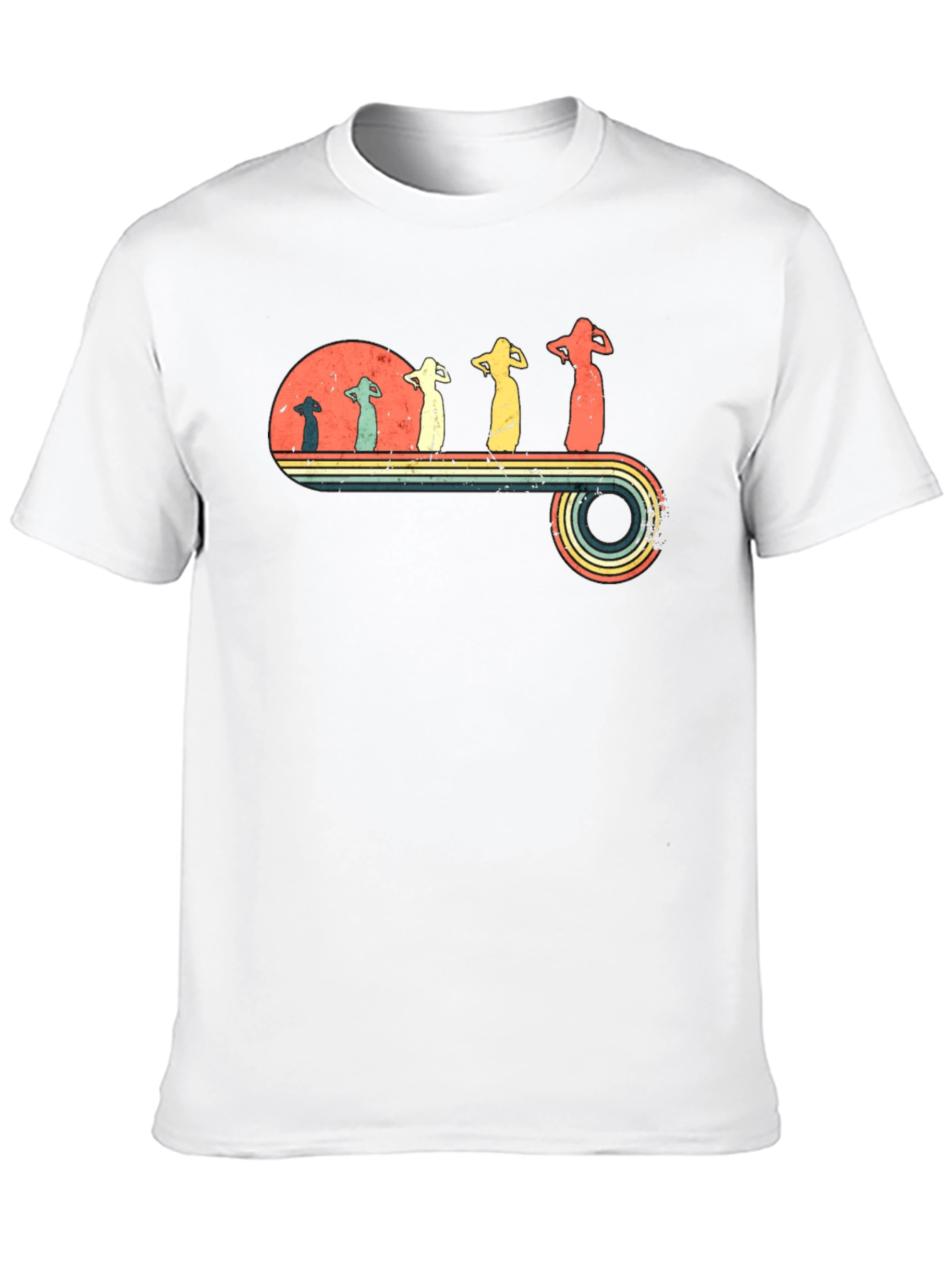 Retro Evolution Belly Dancer T-Shirt