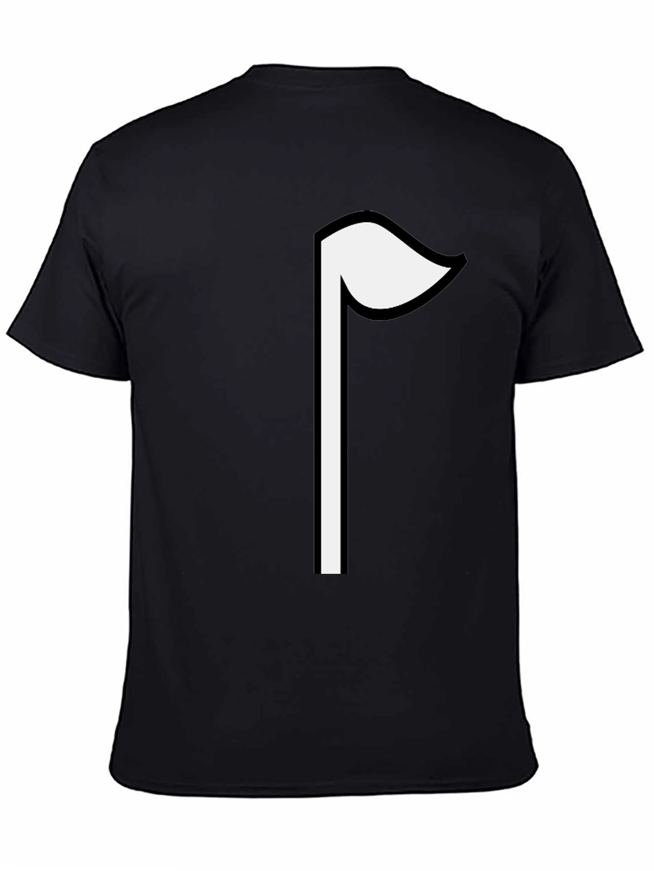 Golf Flag Graphic Tee - Minimalist Style