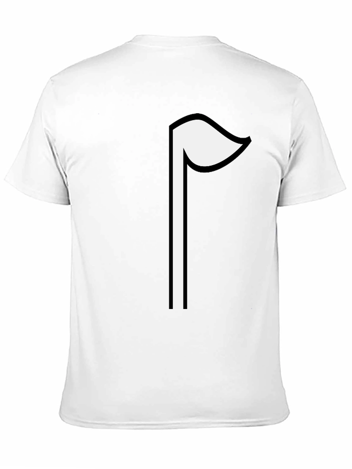 Golf Flag Graphic Tee - Minimalist Style
