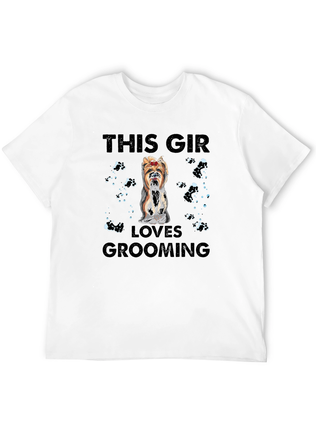 Dog Grooming T-Shirt - This Girl Loves Grooming