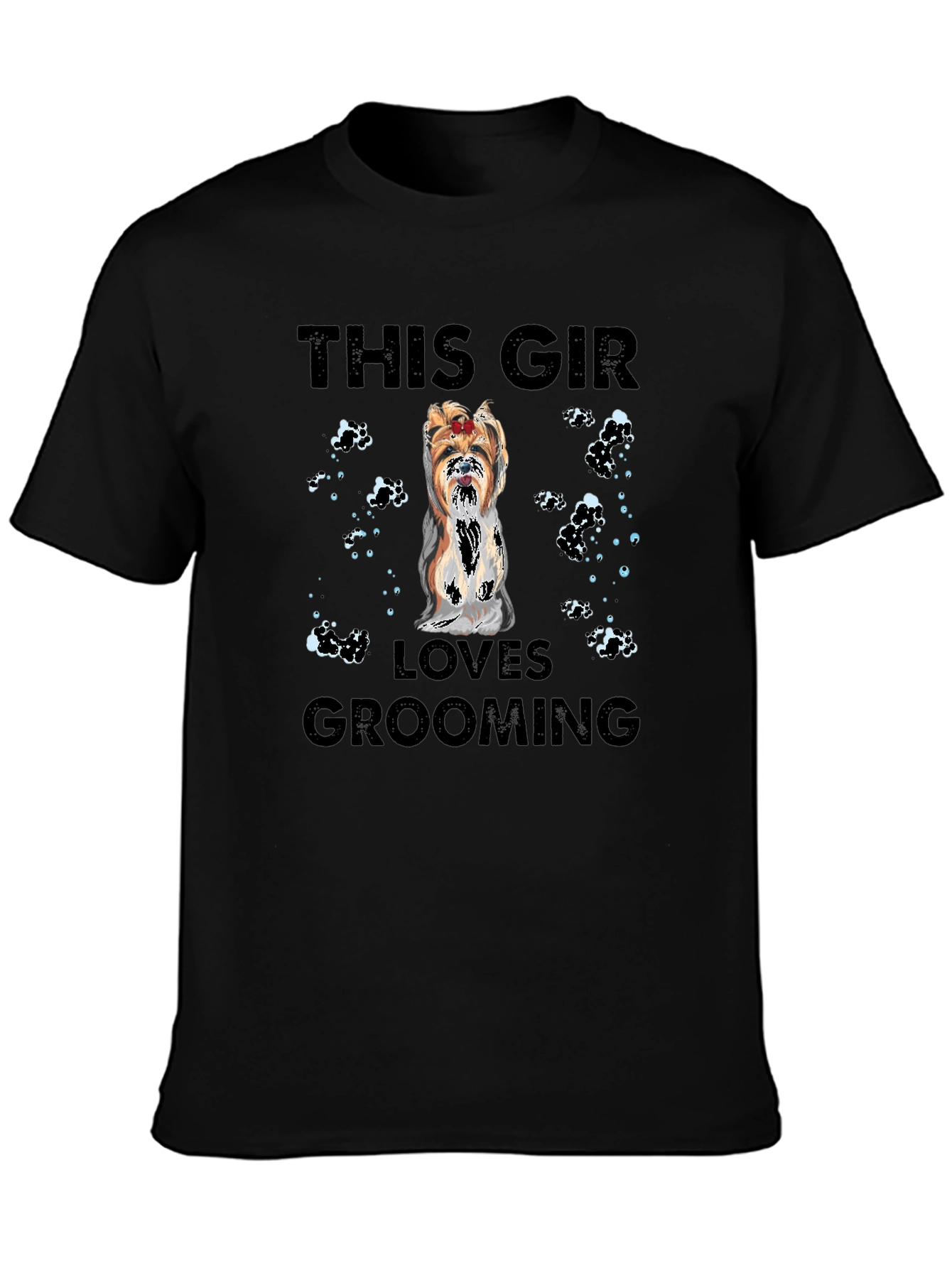 Dog Grooming T-Shirt - This Girl Loves Grooming