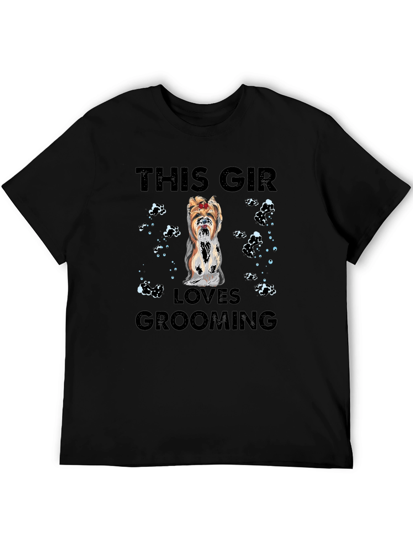 Dog Grooming T-Shirt - This Girl Loves Grooming