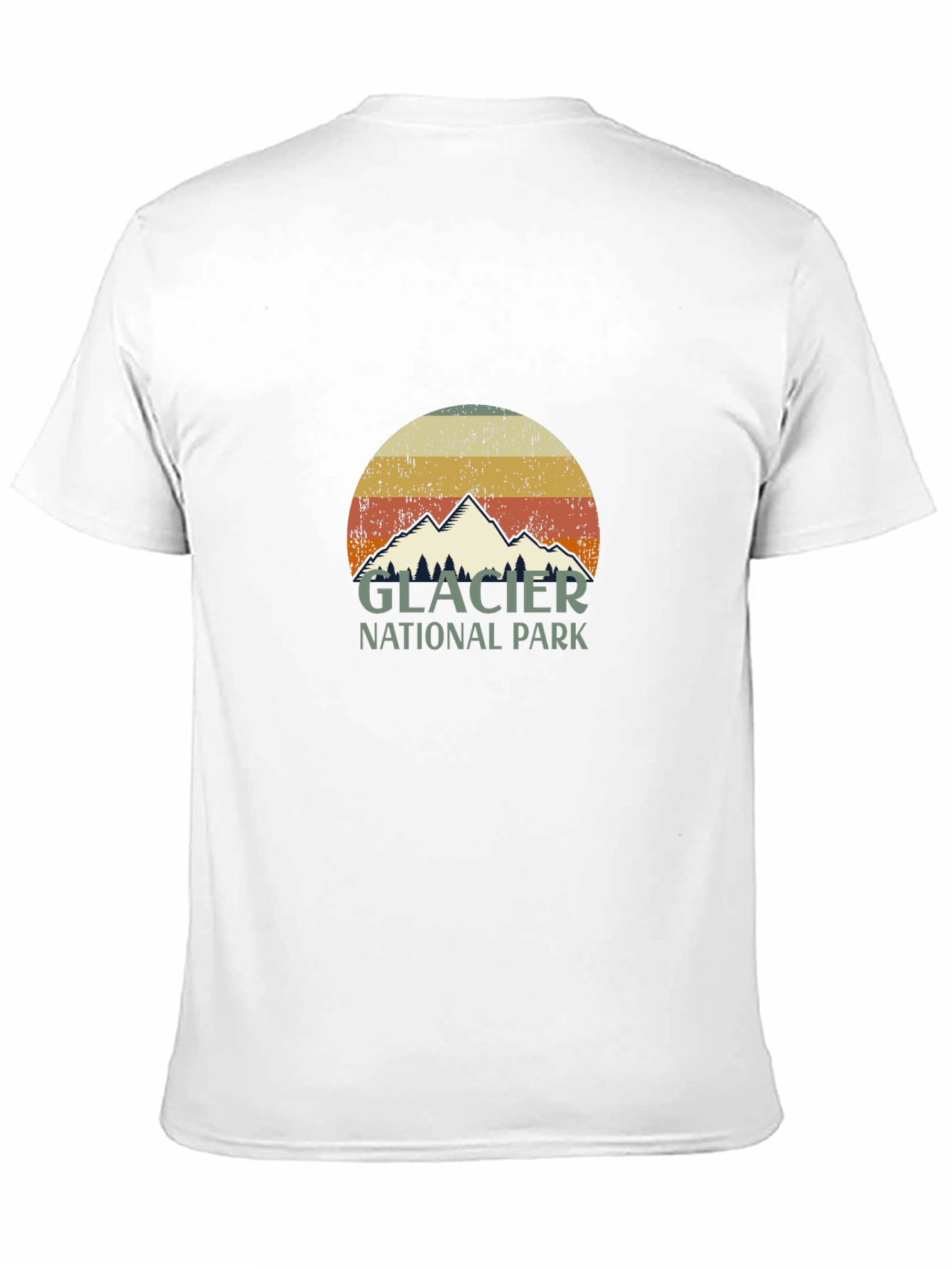 Glacier National Park Retro Graphic Tee