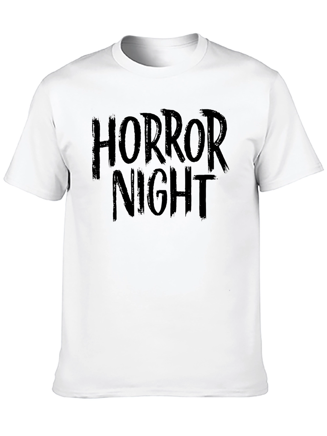 Horror Night Black Graphic Tee