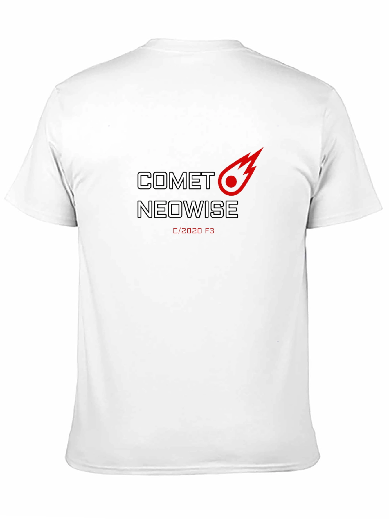 Comet Neowise Graphic Black T-Shirt