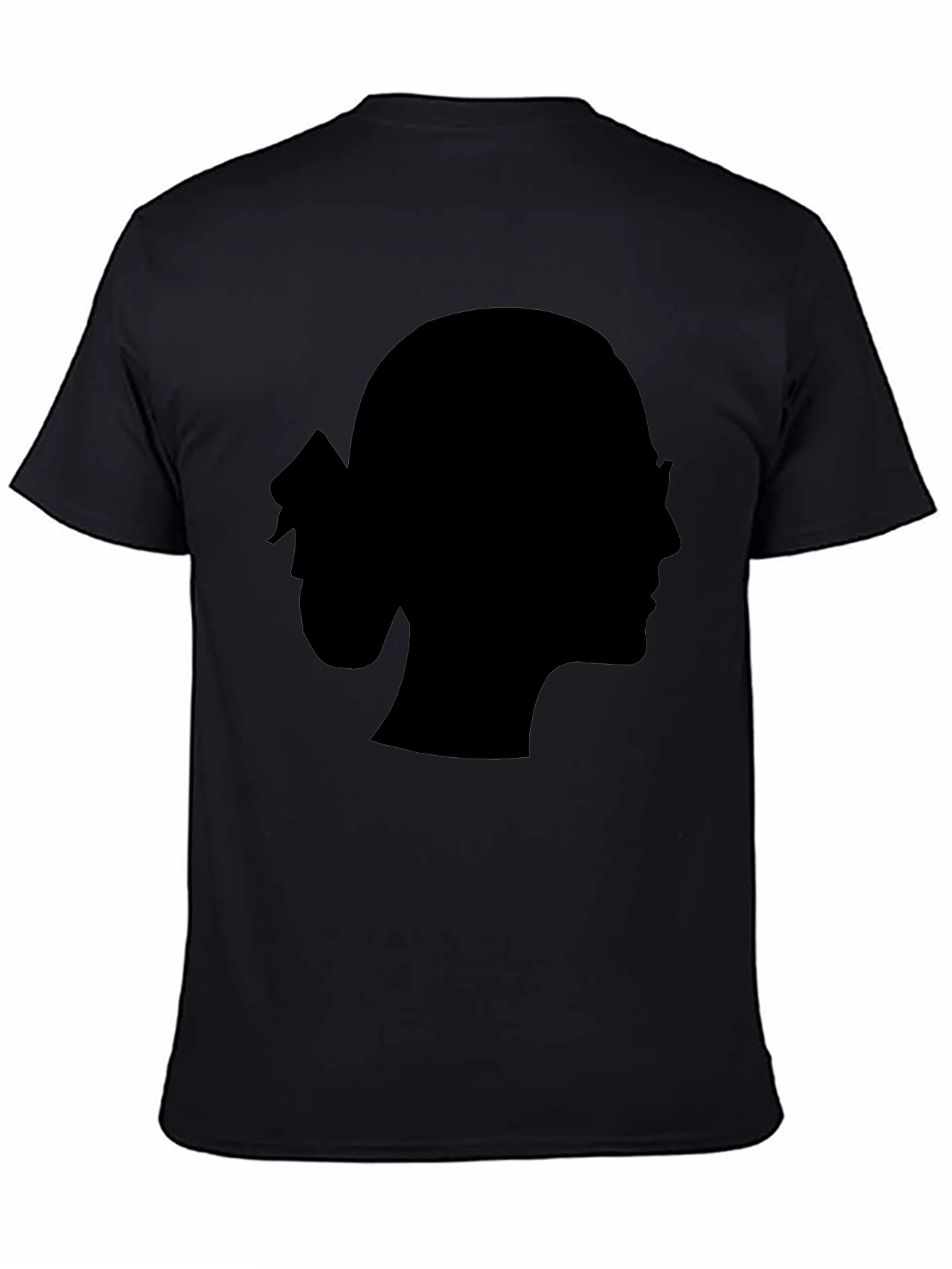 Silhouette Tee - Modern Black T-Shirt for Men