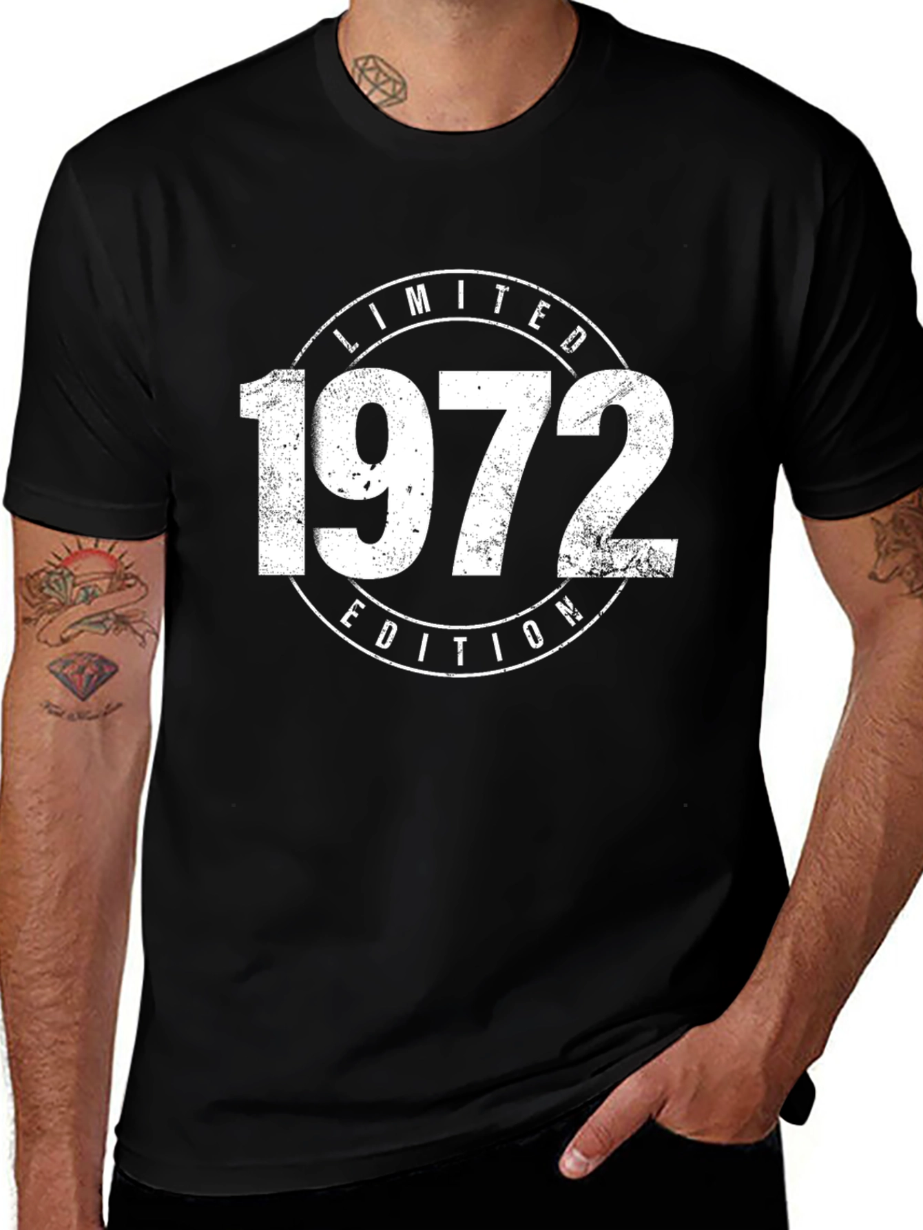 Limited Edition 1972 Black Graphic Tee