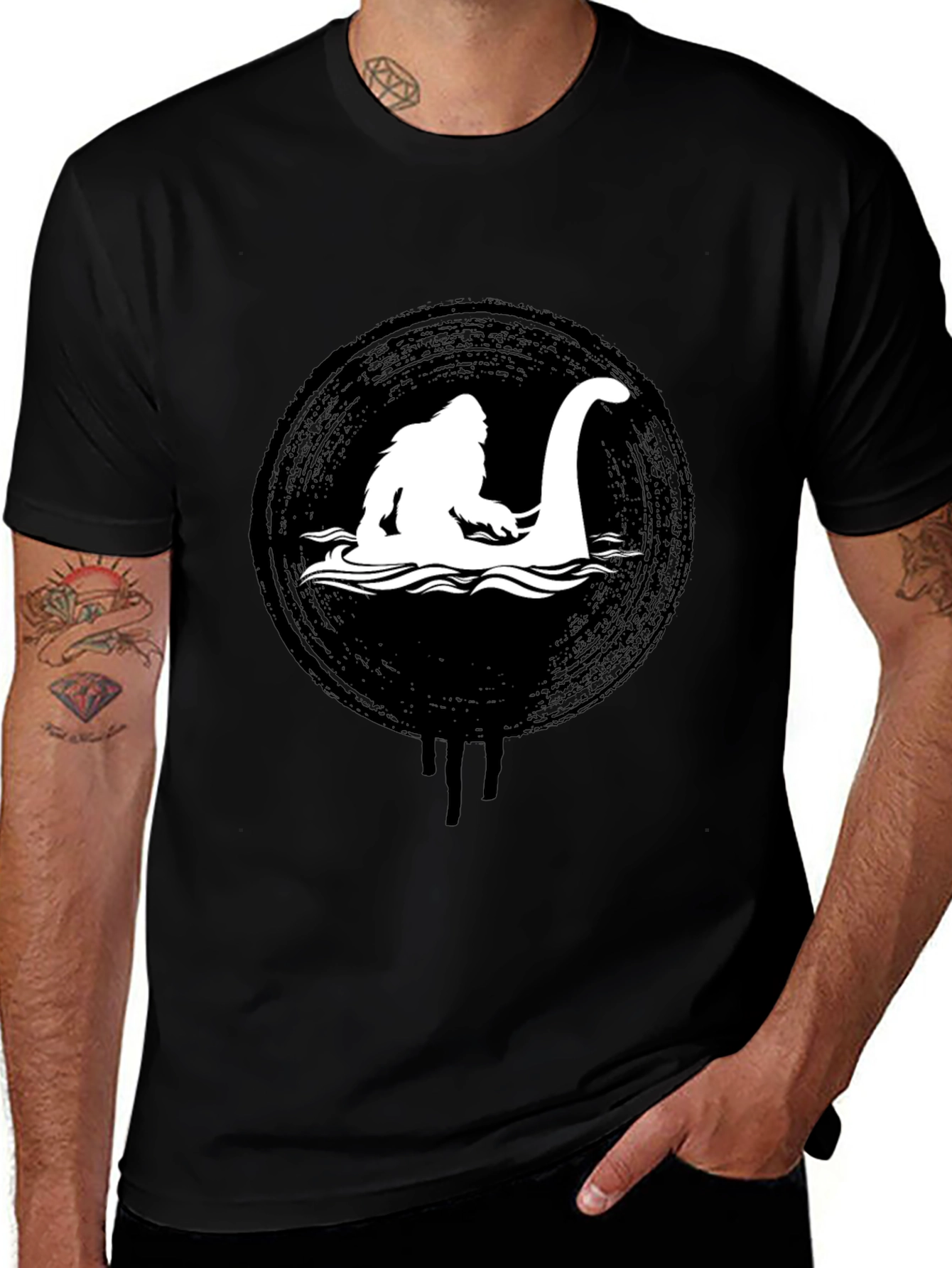 Bigfoot Nessie T-Shirt - Cryptid Tee