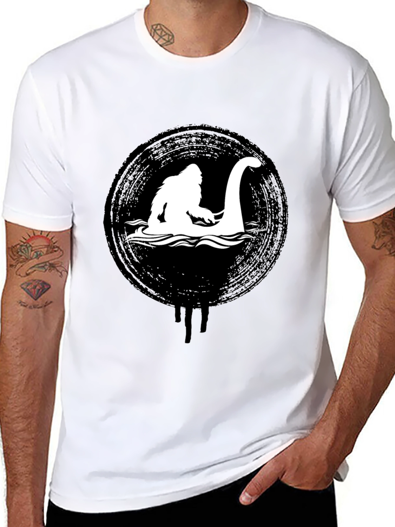 Bigfoot Nessie T-Shirt - Cryptid Tee