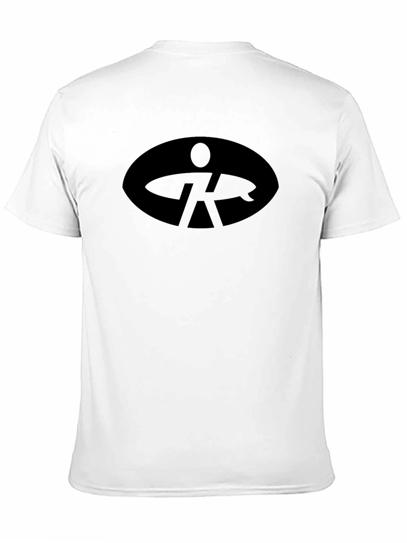 Cool Black Tee with Surfer Logo