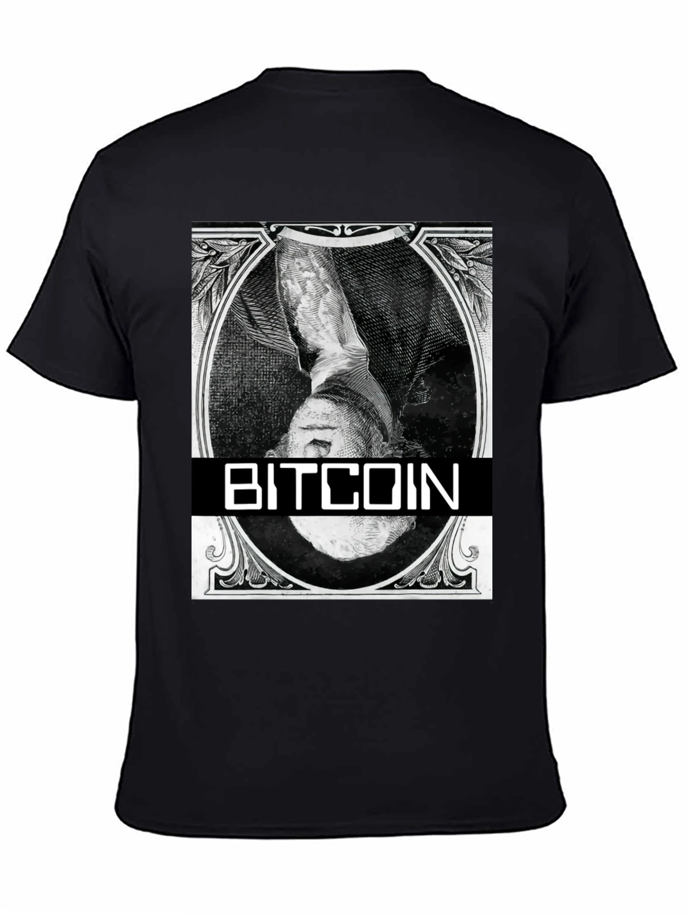 Bitcoin Black T-Shirt - Crypto Currency Design