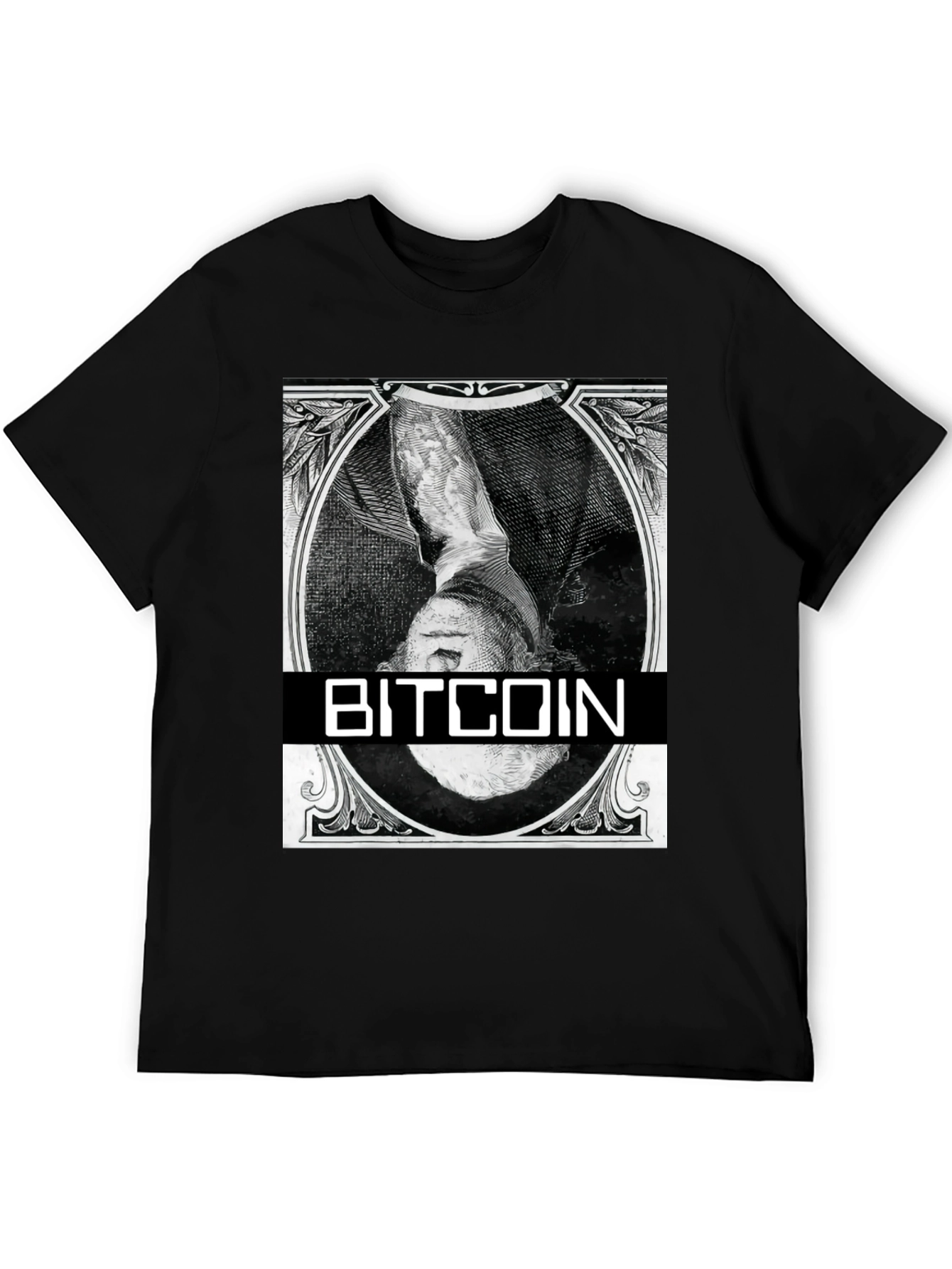 Bitcoin Black T-Shirt - Crypto Currency Design