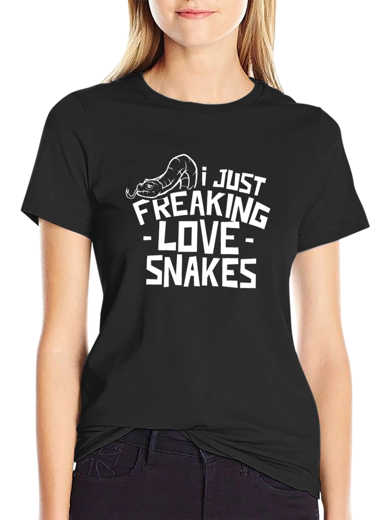 I Just Freaking Love Snakes Graphic Tee