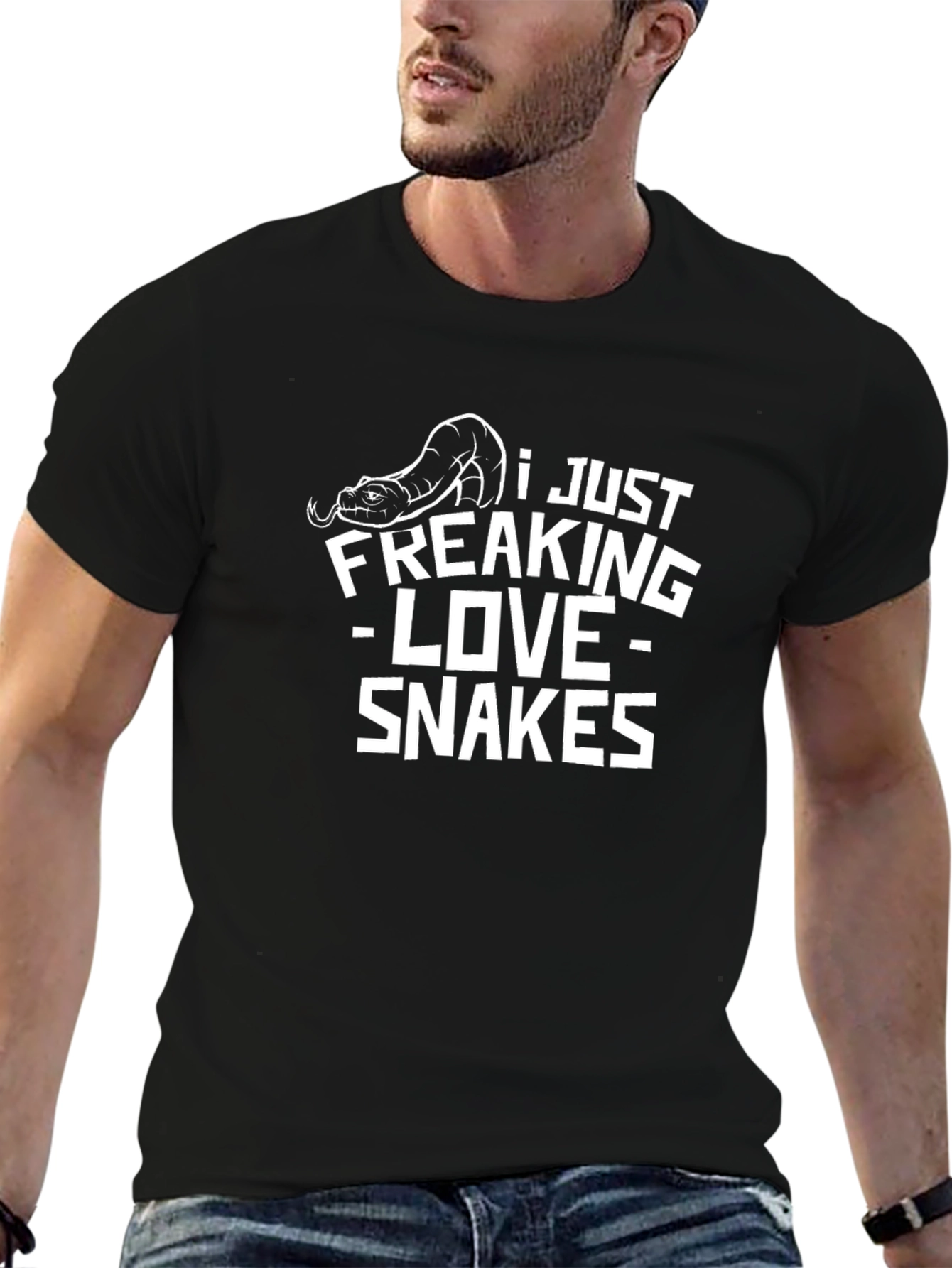 I Just Freaking Love Snakes Graphic Tee