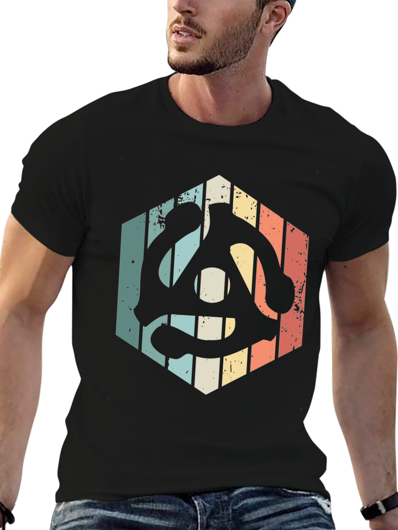 Retro Record Adapter Graphic Tee
