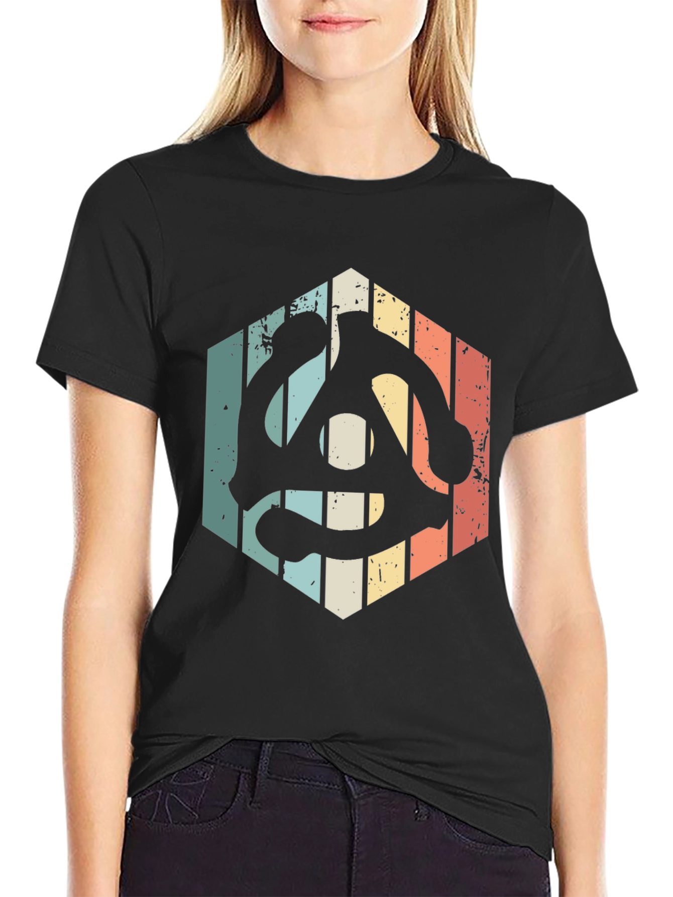 Retro Record Adapter Graphic Tee