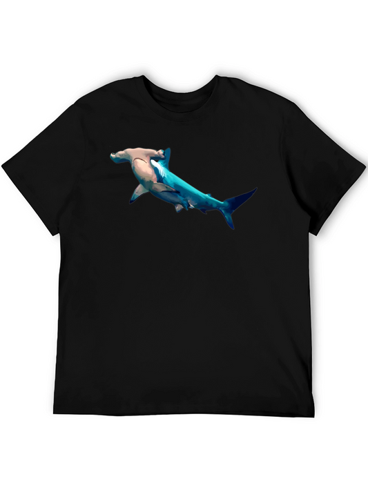 Hammerhead Shark Graphic Print T-Shirt
