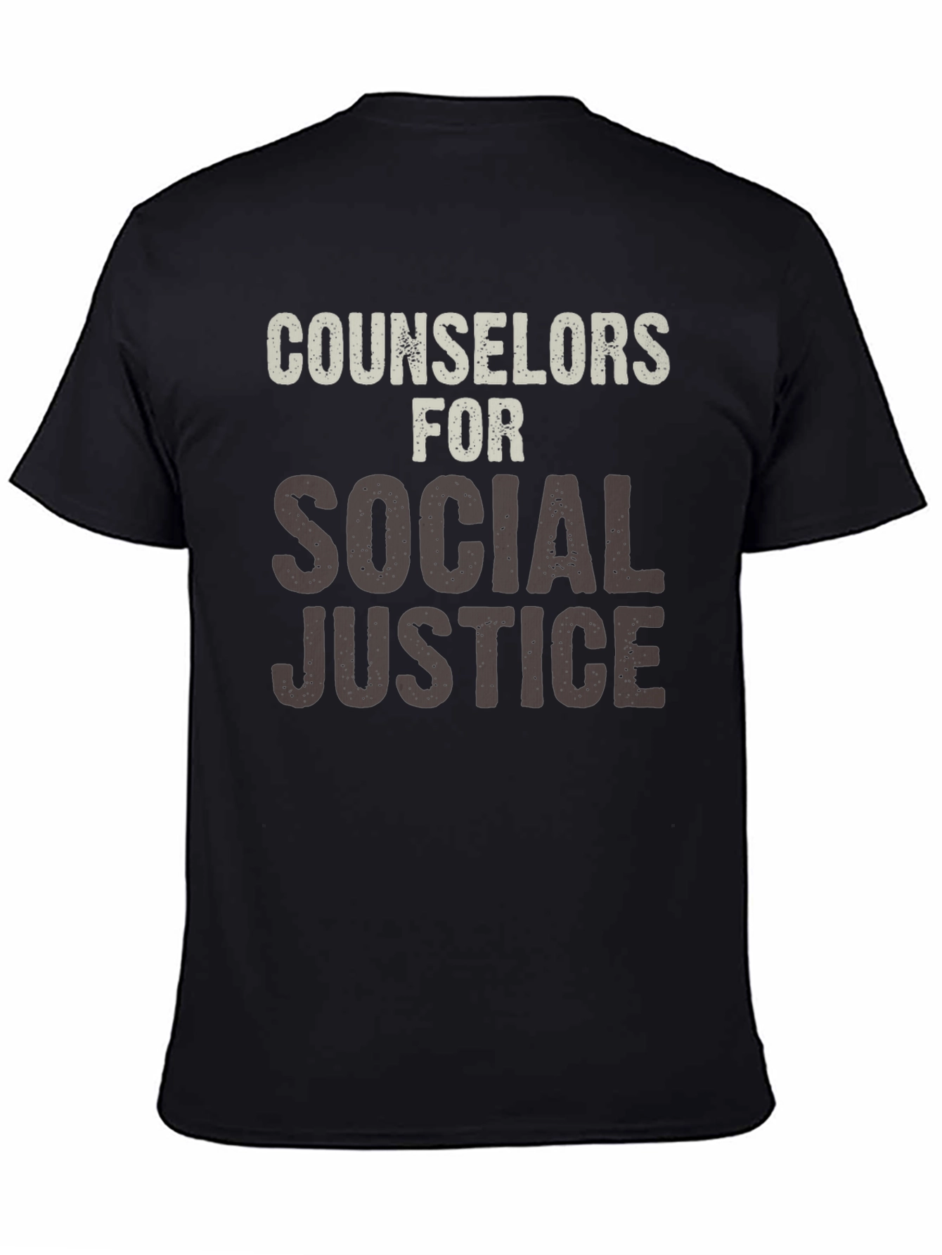 Counselors for Social Justice Black T-Shirt