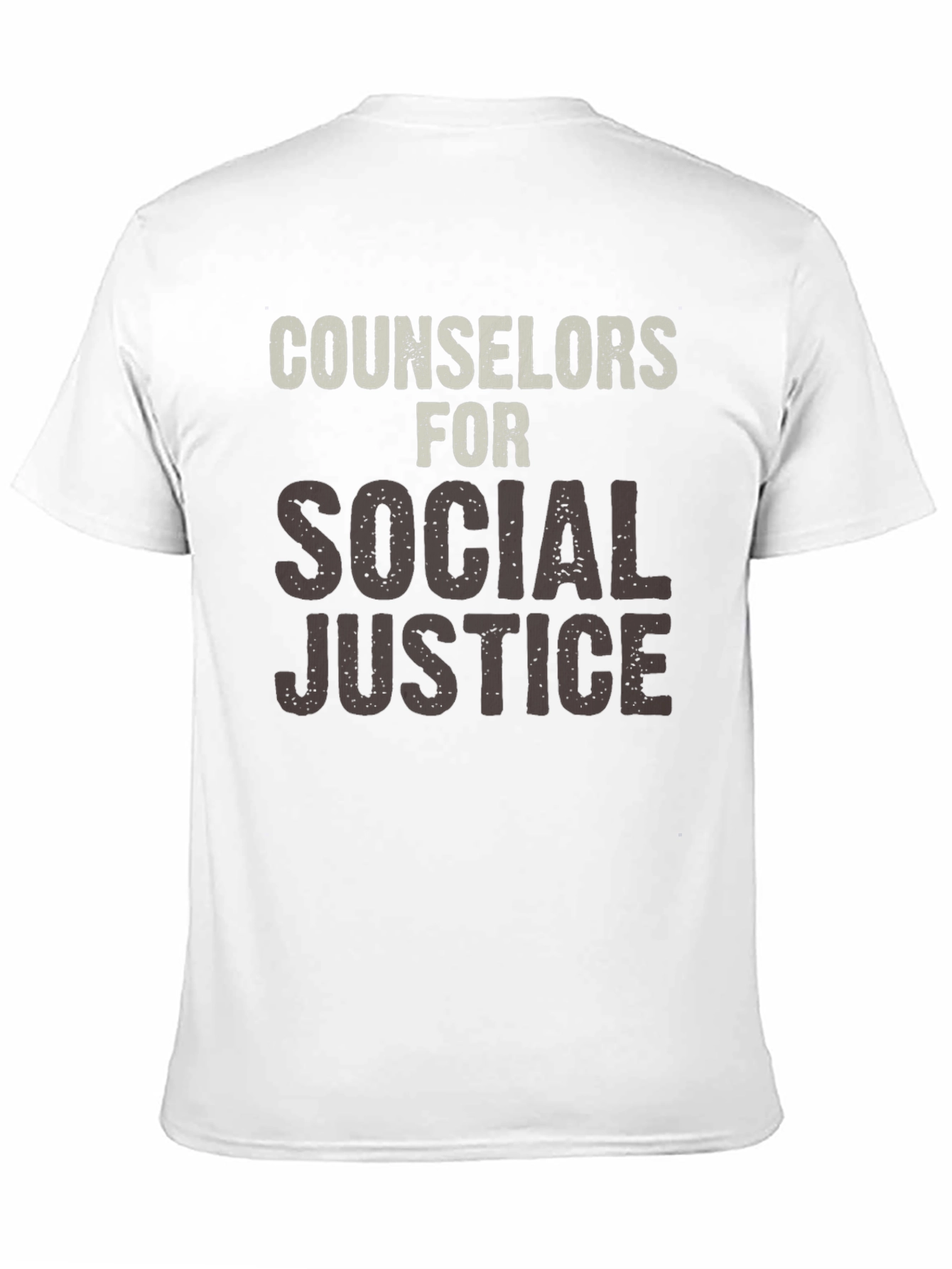 Counselors for Social Justice Black T-Shirt