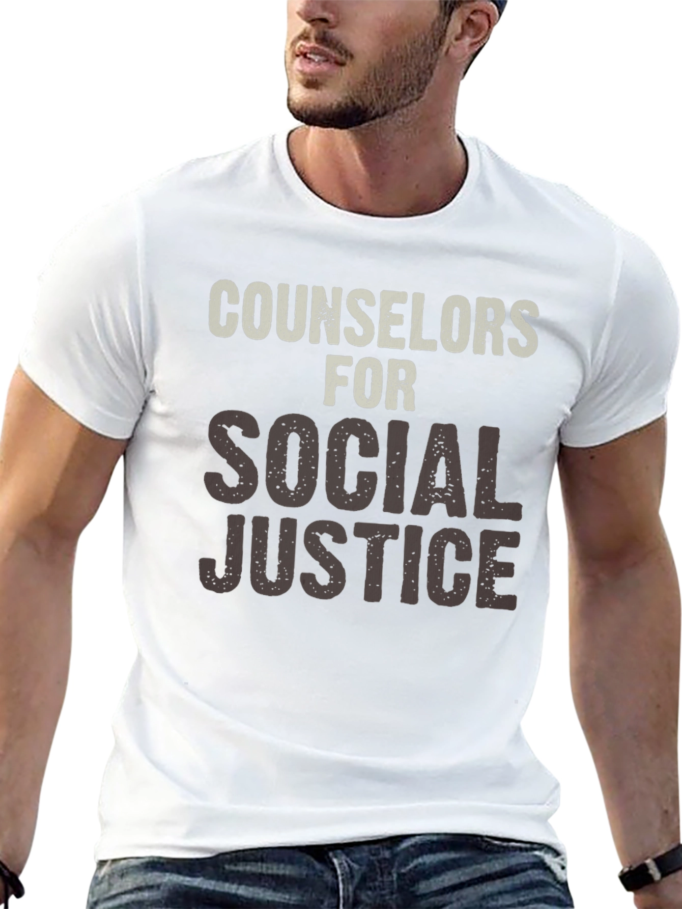 Counselors for Social Justice Black T-Shirt