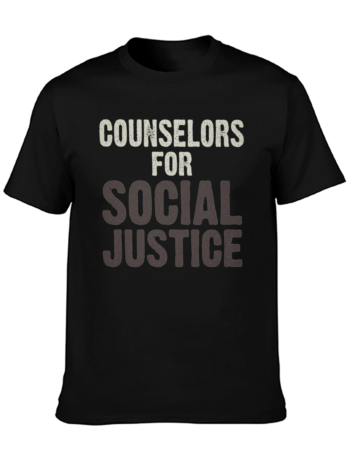 Counselors for Social Justice Black T-Shirt
