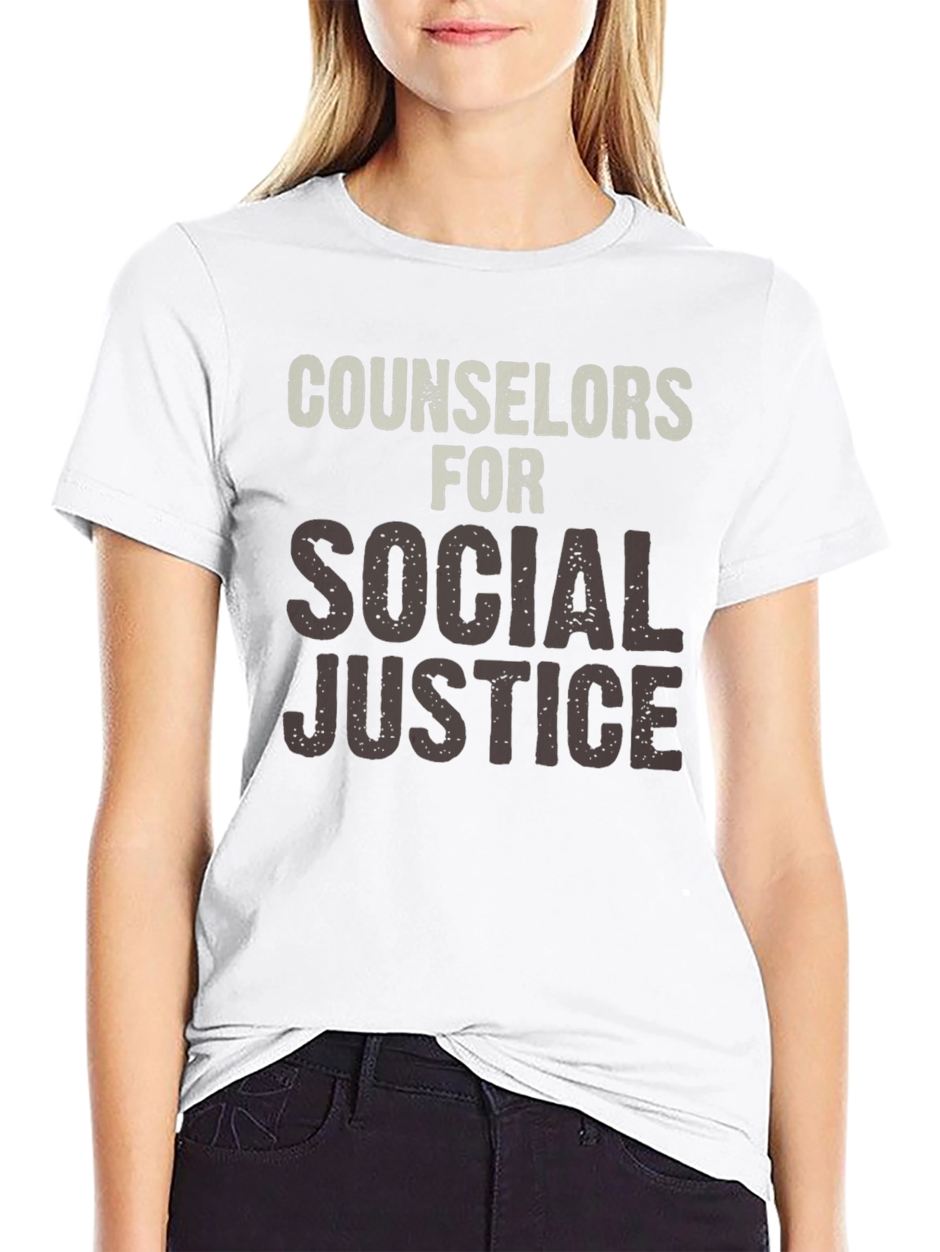 Counselors for Social Justice Black T-Shirt