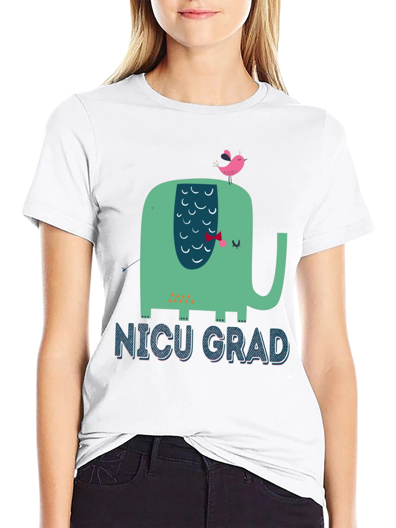 NICU Grad Elephant T-Shirt