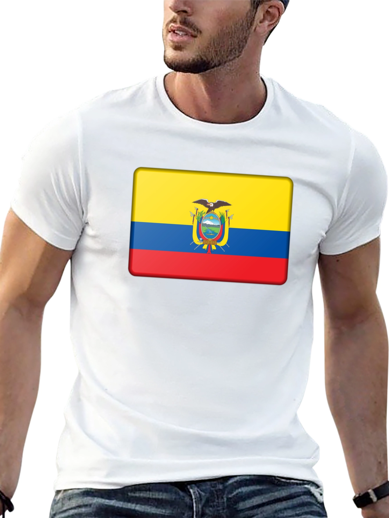 Ecuador Flag Graphic T-Shirt - Bold National Pride
