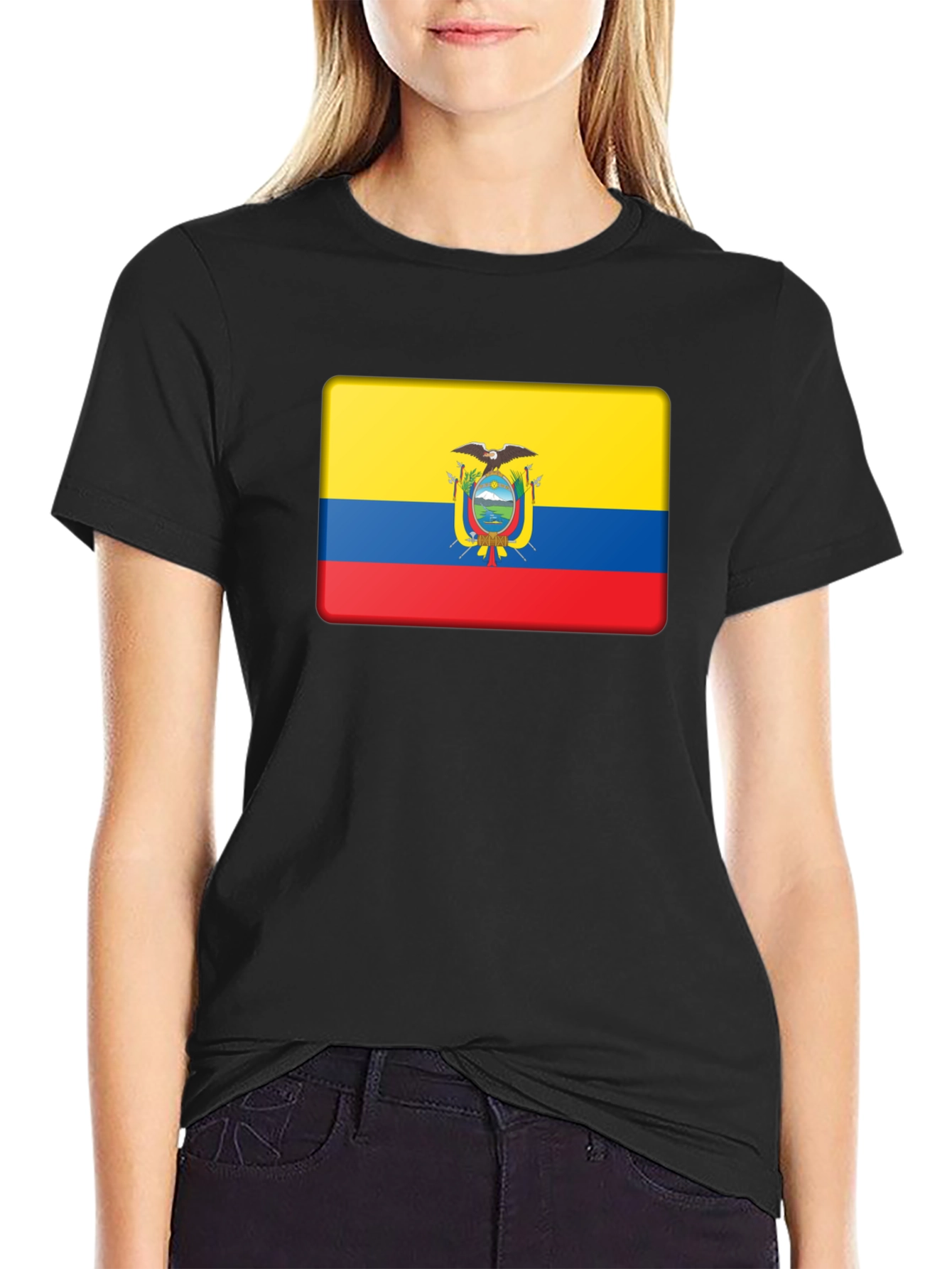 Ecuador Flag Graphic T-Shirt - Bold National Pride