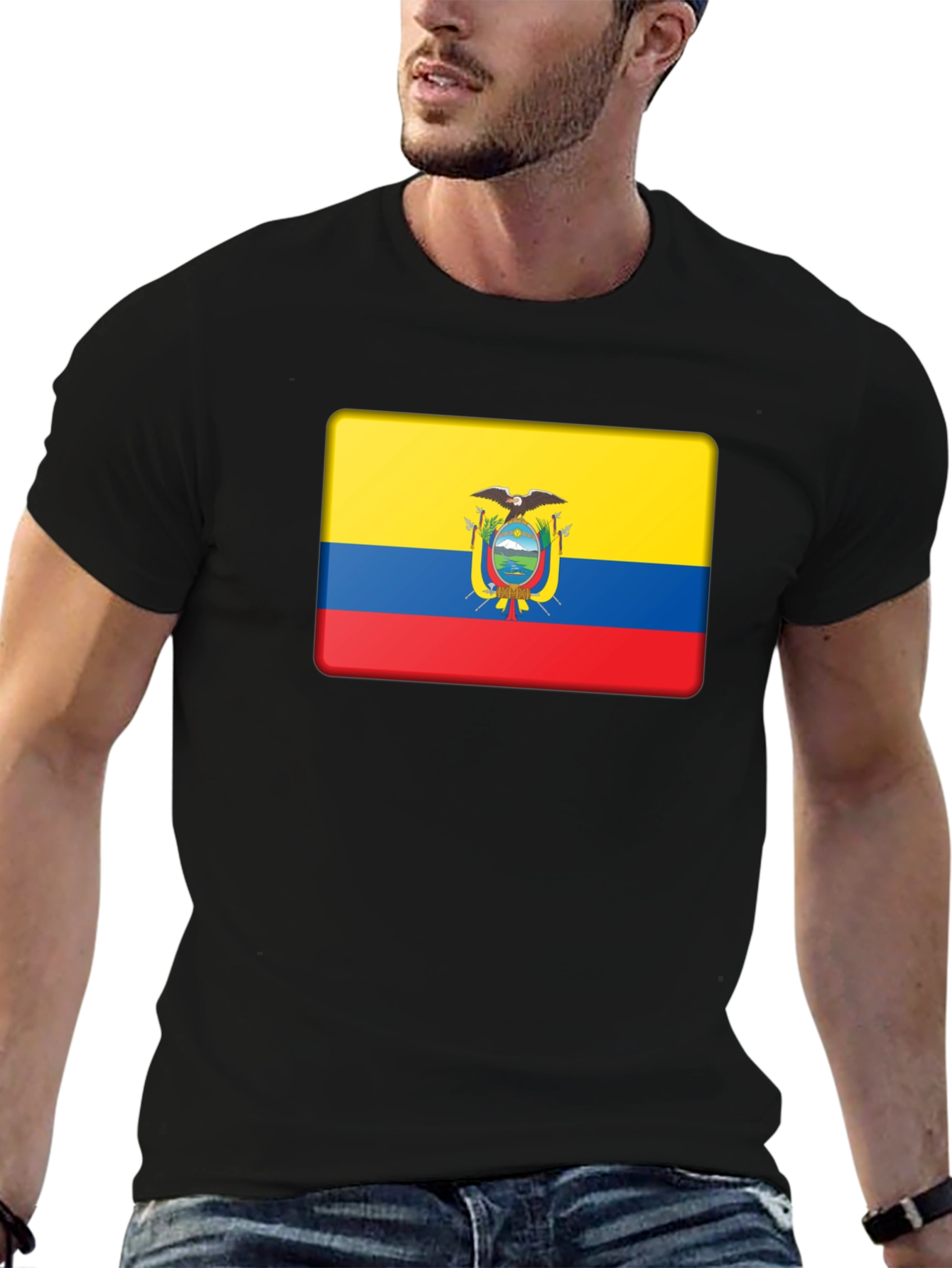 Ecuador Flag Graphic T-Shirt - Bold National Pride