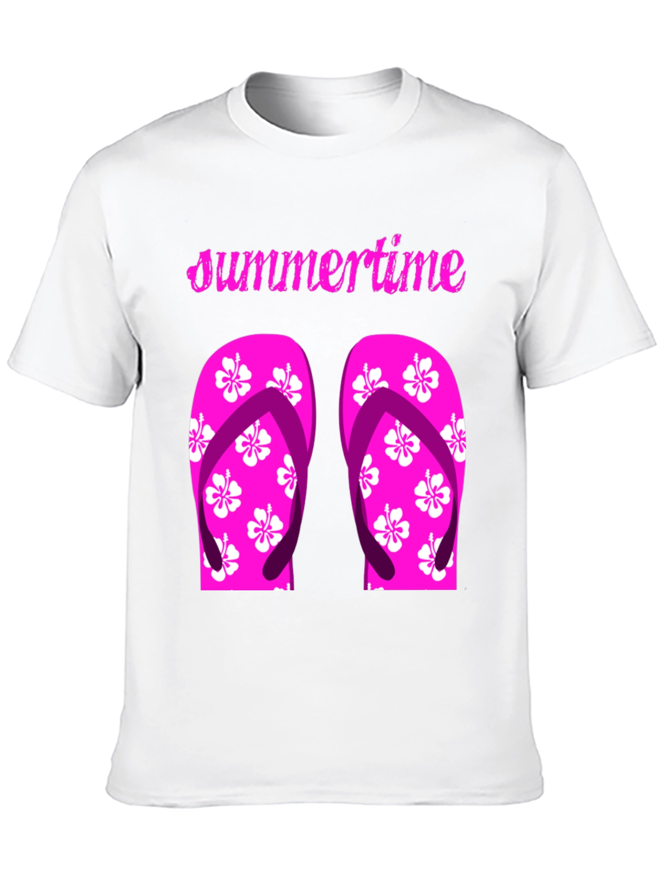 Summertime Flip Flop Graphic Tee
