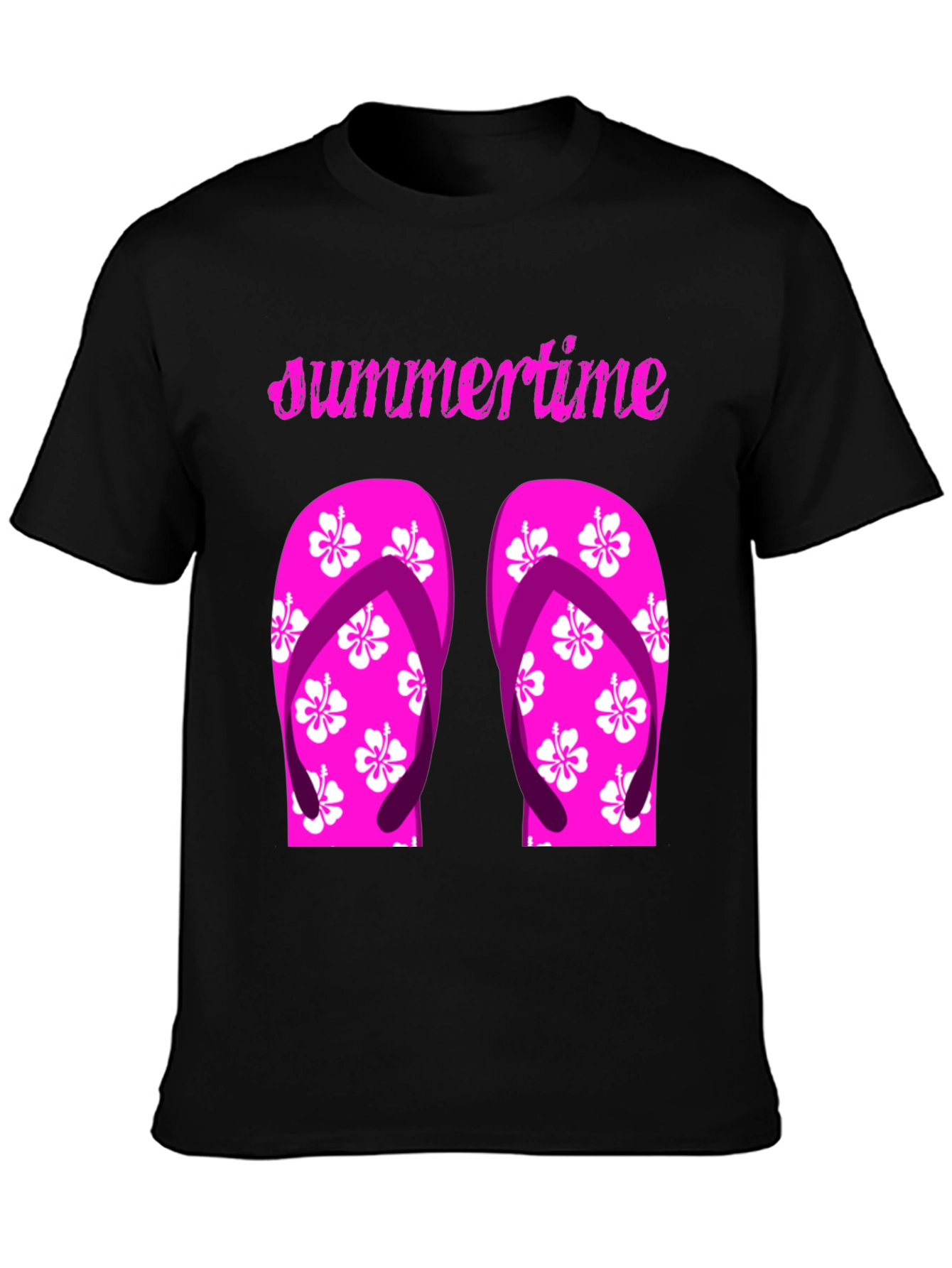 Summertime Flip Flop Graphic Tee