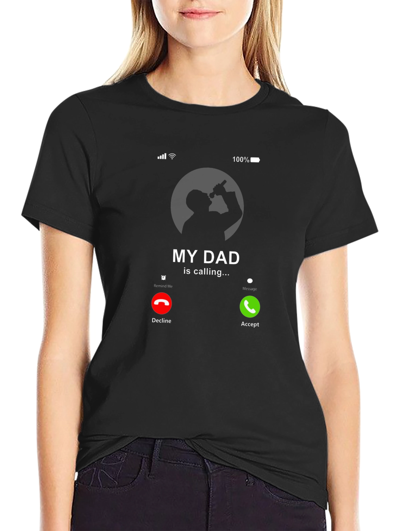 My Dad is Calling Funny T-Shirt
