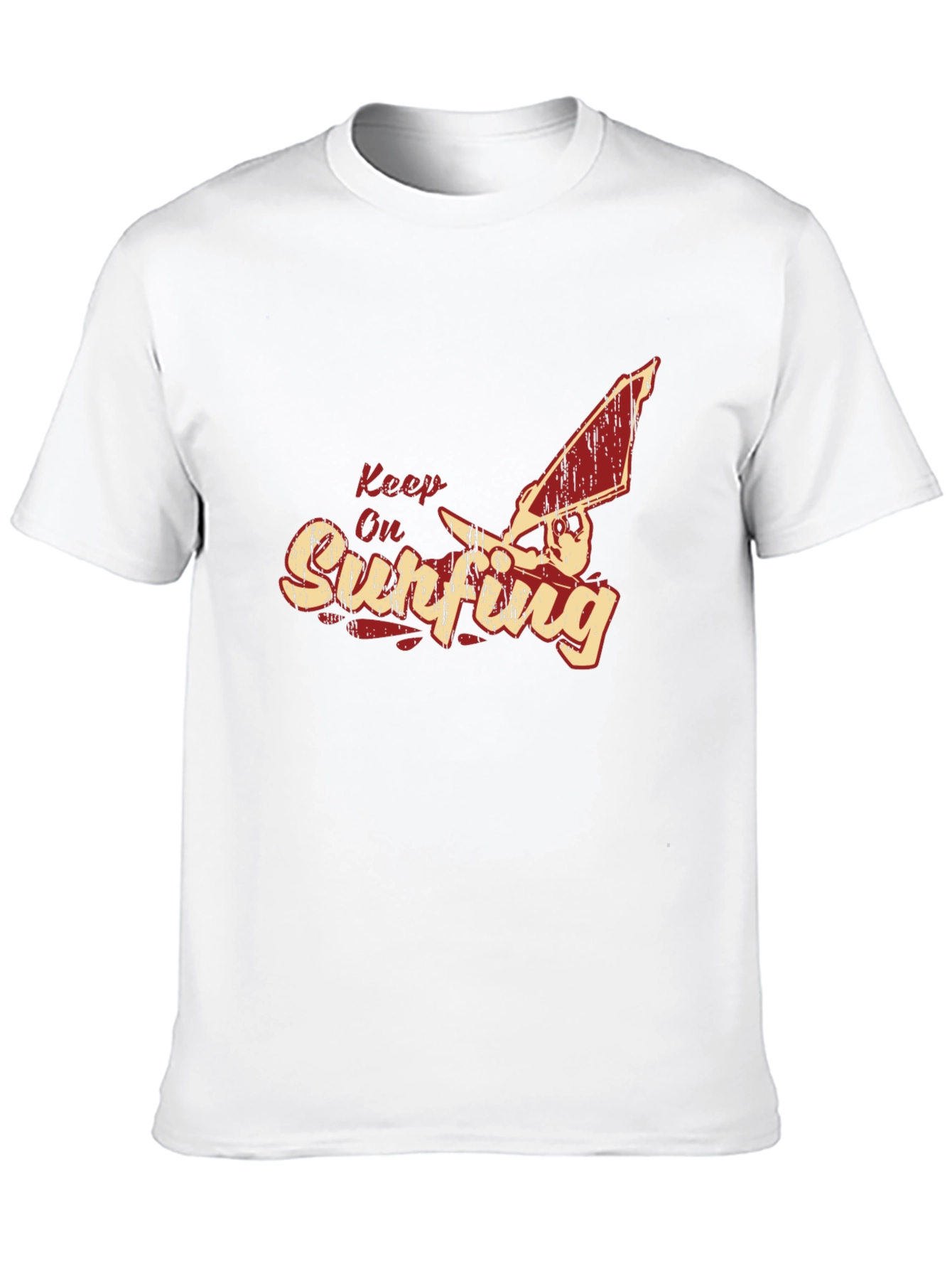Keep On Surfing Black T-Shirt