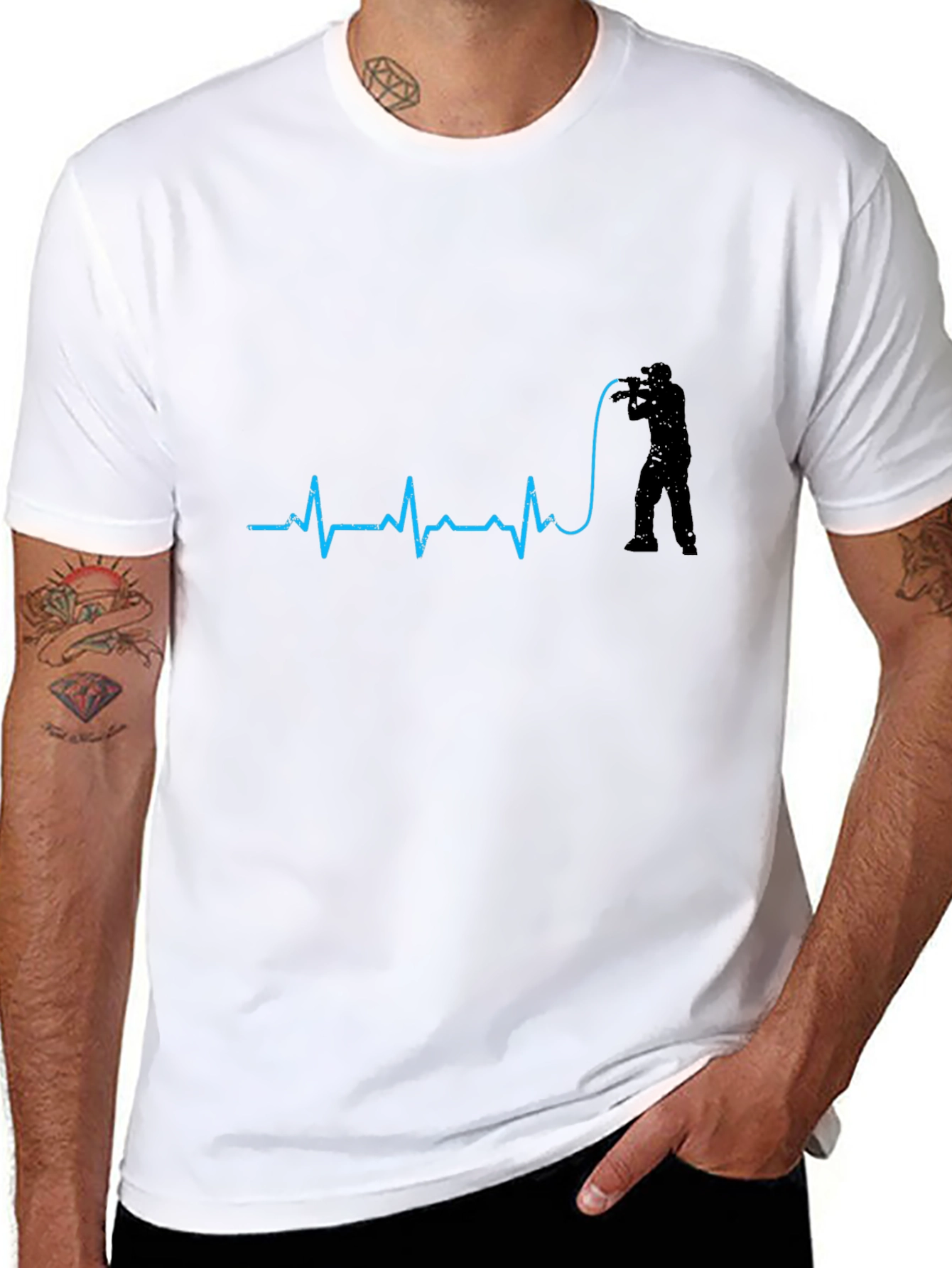 Photographer Heartbeat T-Shirt