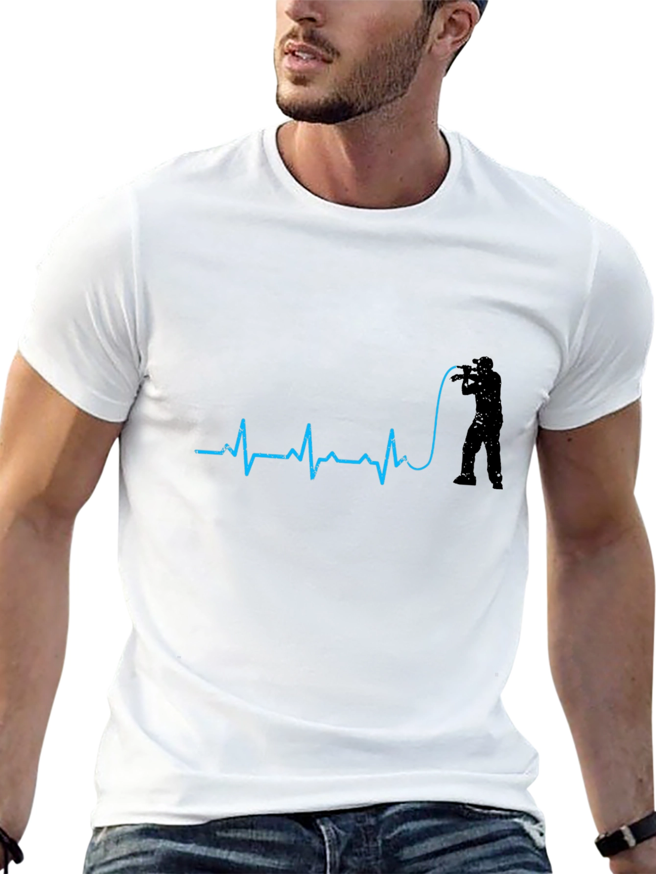 Photographer Heartbeat T-Shirt