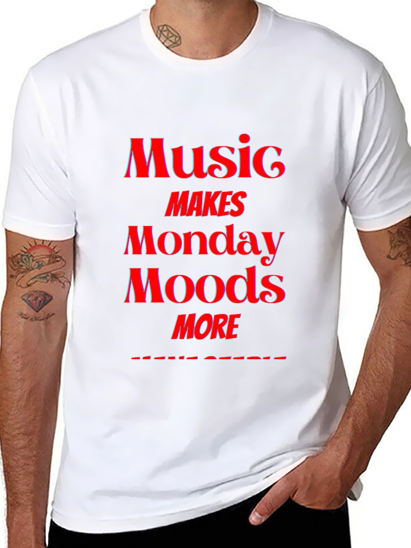 Music Makes Monday Moods More Awesome T-Shirt