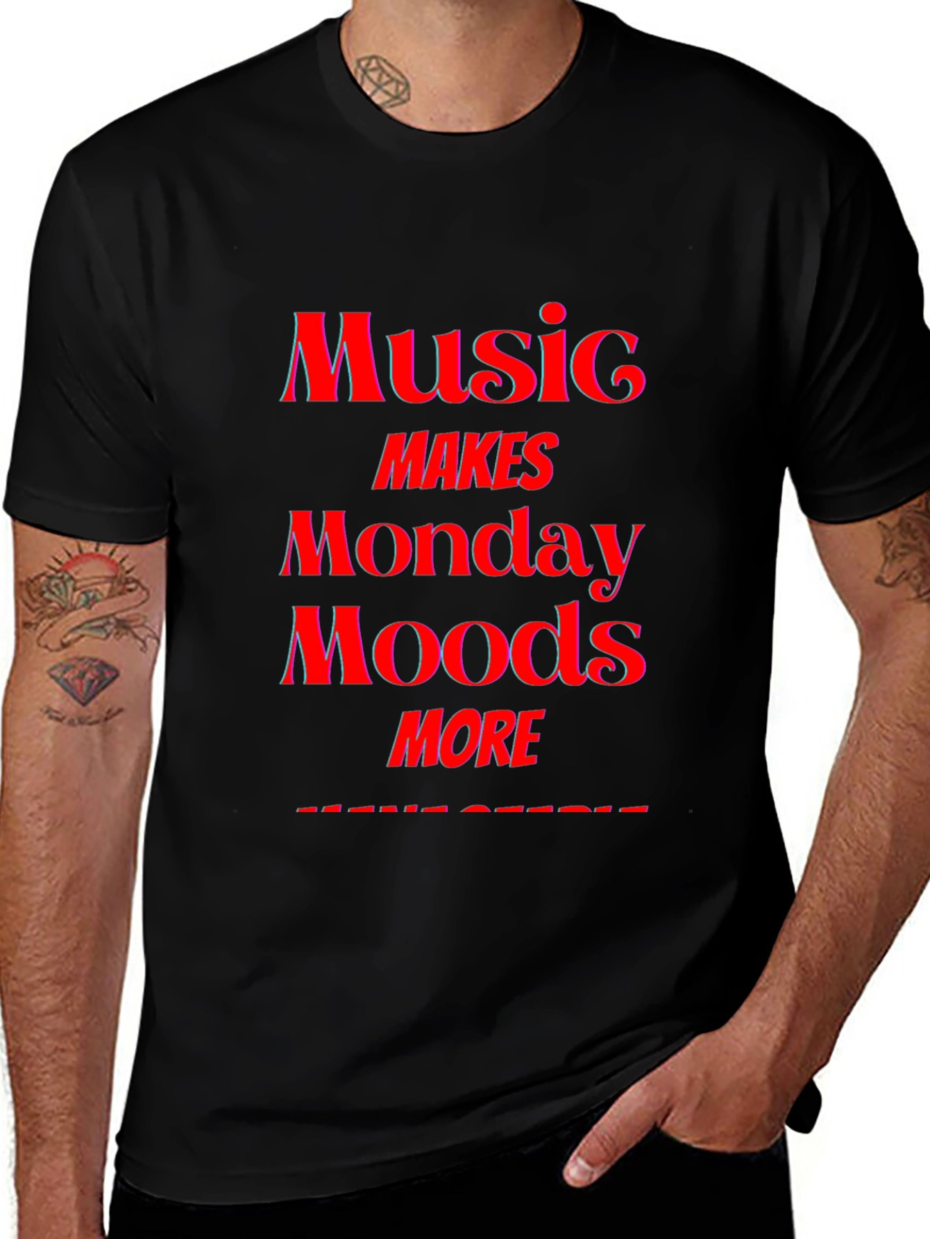 Music Makes Monday Moods More Awesome T-Shirt