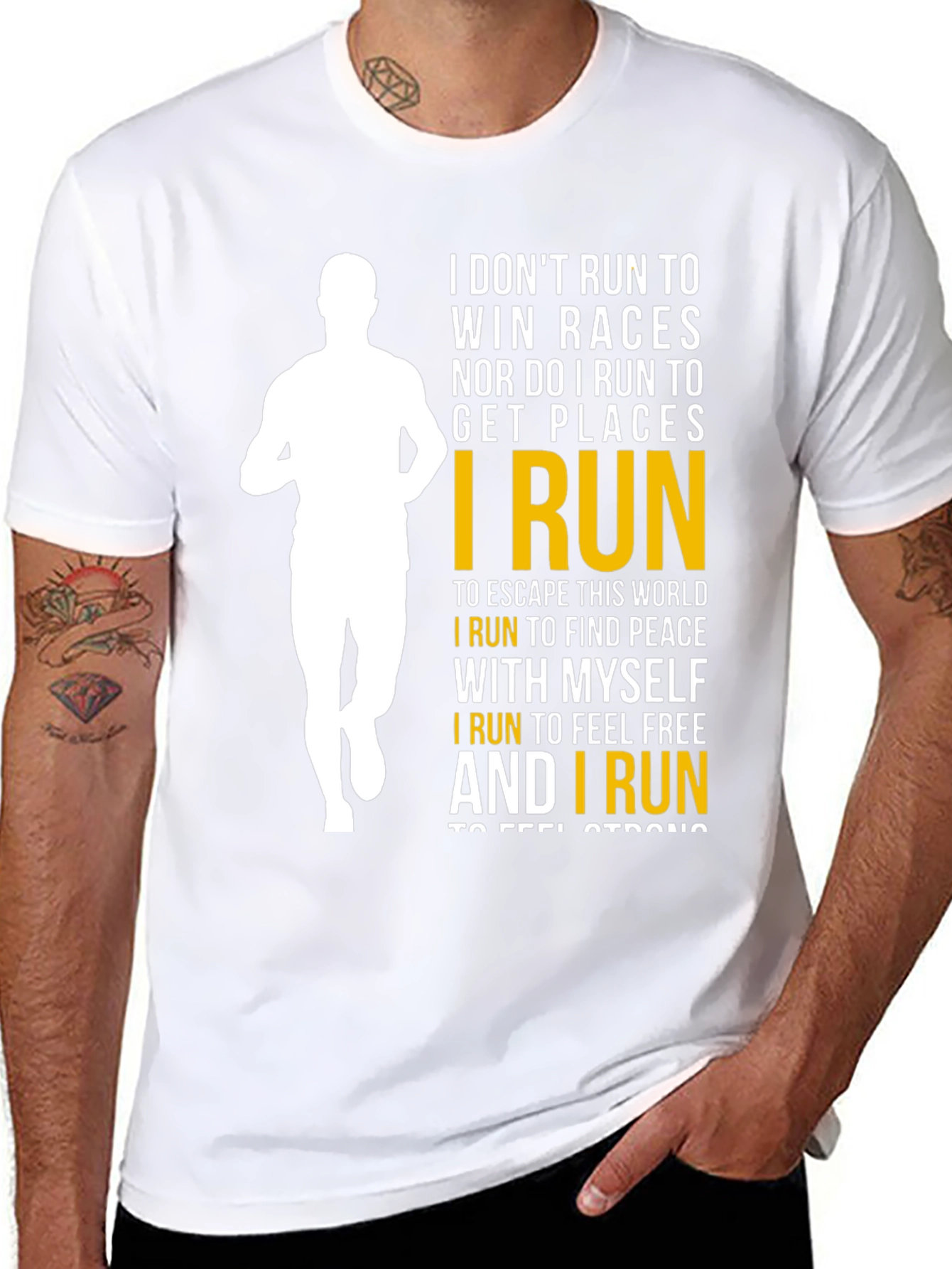 Runners Inspiration T-Shirt - Motivation to Run