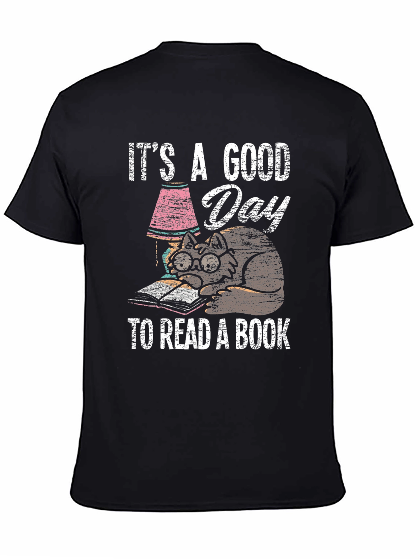 Good Day to Read Cat T-Shirt