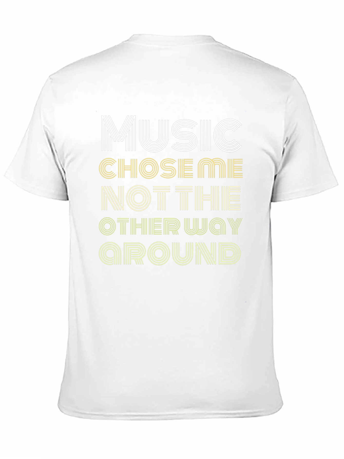 Music Chose Me Graphic T-Shirt - Stylish Tee