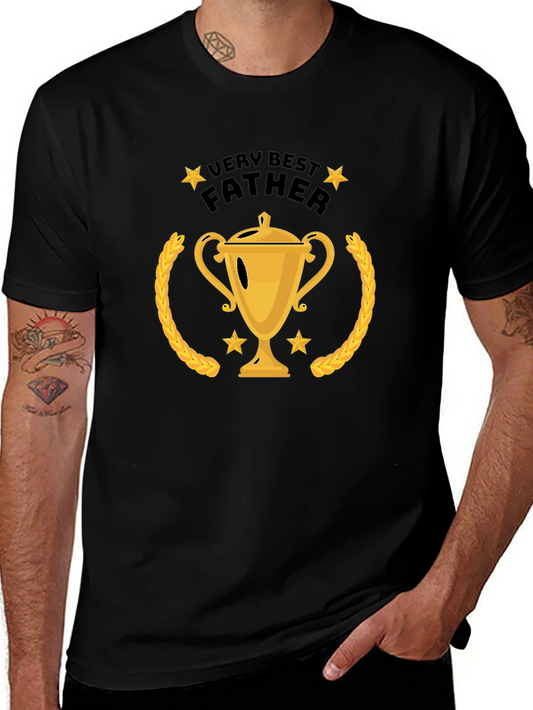 Best Father Trophy T-Shirt - Gift for Dad
