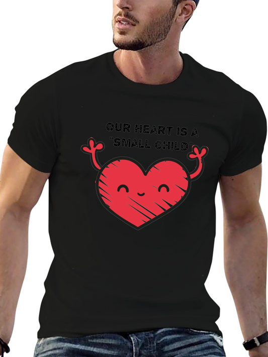 Heart Child Graphic Tee - Cute Love Shirt