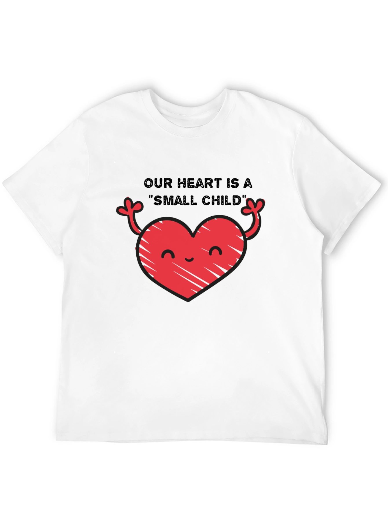 Heart Child Graphic Tee - Cute Love Shirt