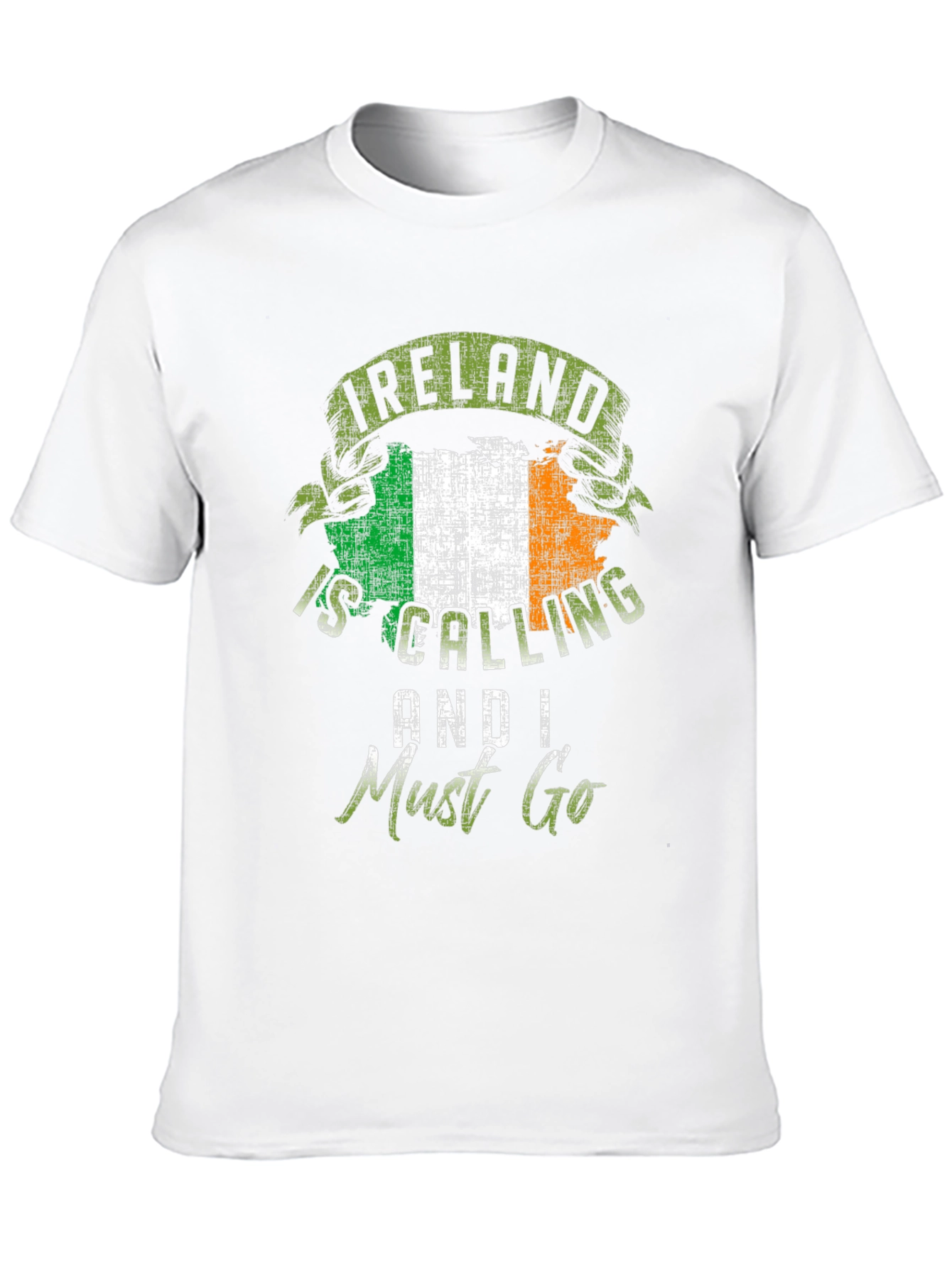 Ireland Is Calling T-Shirt - Irish Flag Novelty Tee
