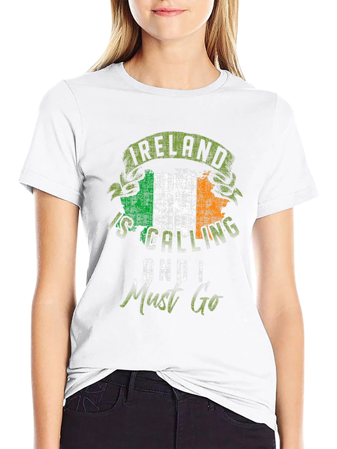 Ireland Is Calling T-Shirt - Irish Flag Novelty Tee