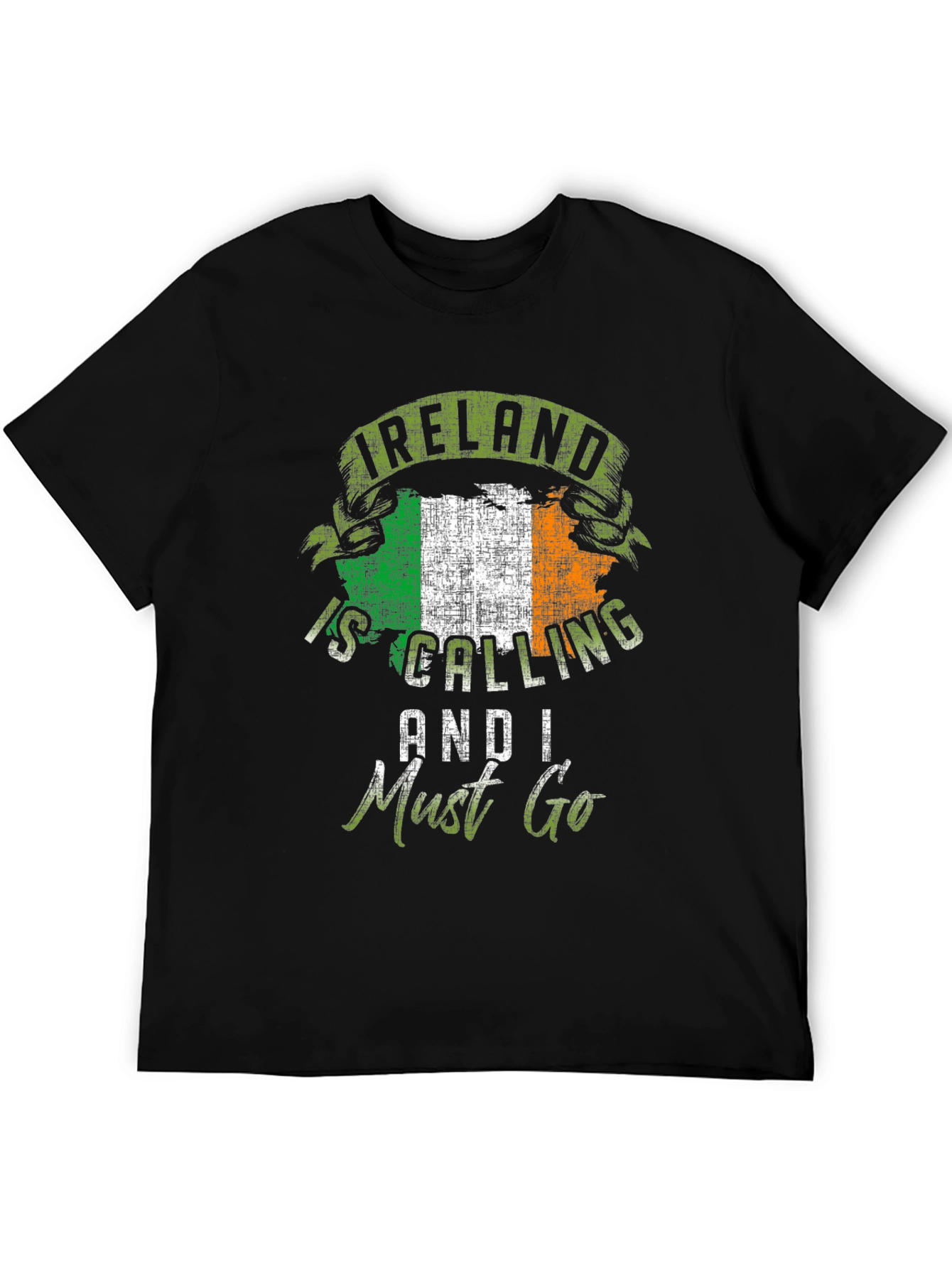Ireland Is Calling T-Shirt - Irish Flag Novelty Tee