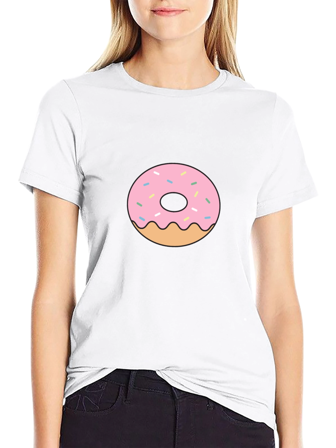 Donut Graphic Tee - Casual Style